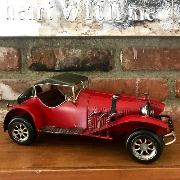 Pottery Barn Other - PB big 1930s VINTAGE CAR decor roadster black red